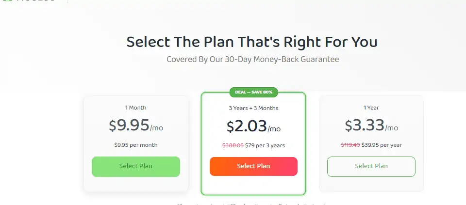 pricing plans