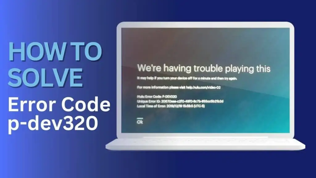 How to solve HULU Error Code
p-dev320